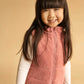 WILD GARDEN QUILTED ZIP UP VEST 3-7 YRS