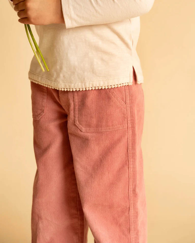 WILD GARDEN CORD PULL ON PANTS 3-7 YRS