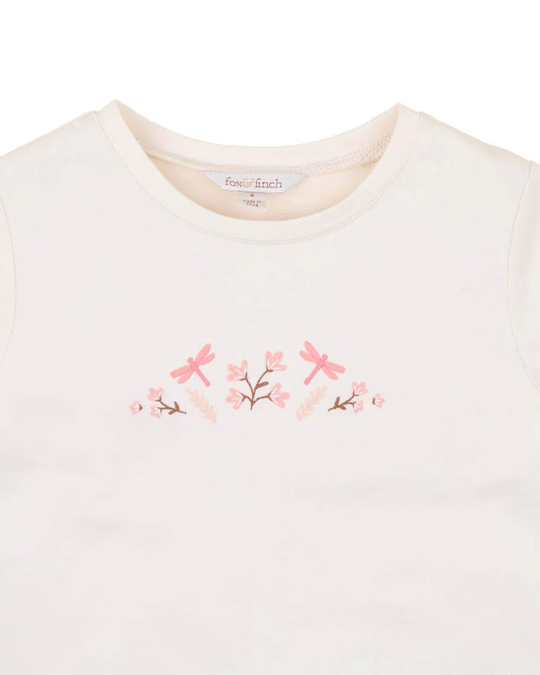 WILD GARDEN DRAGONFLY LS TEE 3-7 YRS
