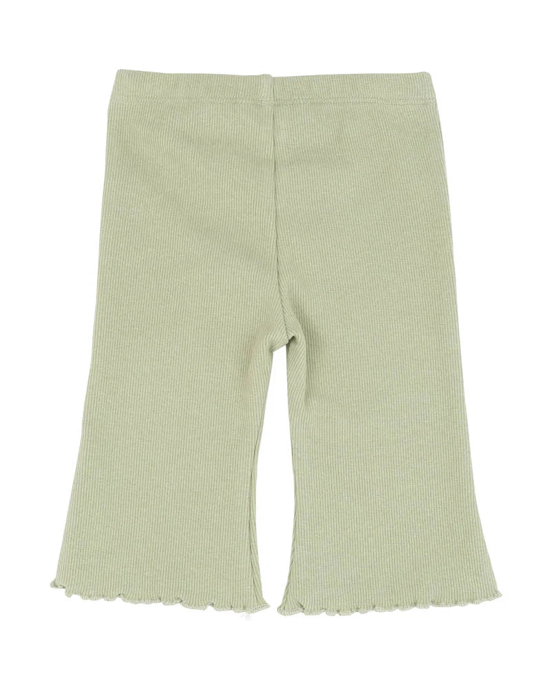 ORCHARD BLOOM FLARED RIB LEGGINGS