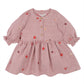 ORCHARD BLOOM EMB. CHECK DRESS