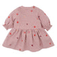 ORCHARD BLOOM EMB. CHECK DRESS