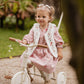 ORCHARD BLOOM EMB. CHECK DRESS 3-7 YRS