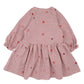 ORCHARD BLOOM EMB. CHECK DRESS 3-7 YRS