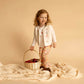 ORCHARD BLOOM EMB. FAUX FUR VEST 3-7 YRS