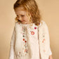 ORCHARD BLOOM EMB. FAUX FUR VEST 3-7 YRS