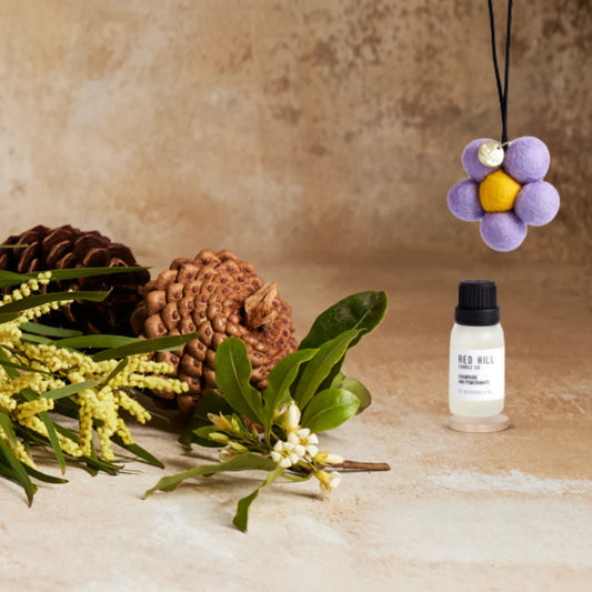 Thai Lime & Mango Felt Flower Air Freshener