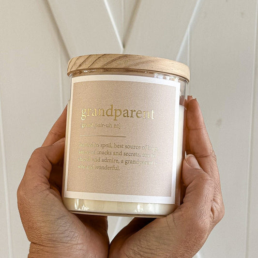 Goldie Dictionary Soul Candle - Grandparent
