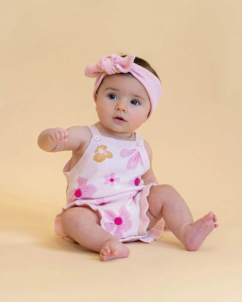 GROW WILD KNITTED FLOWER BODYSUIT