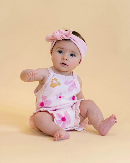 GROW WILD KNITTED FLOWER BODYSUIT