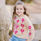 GIRLS HEARTS JUMPER
