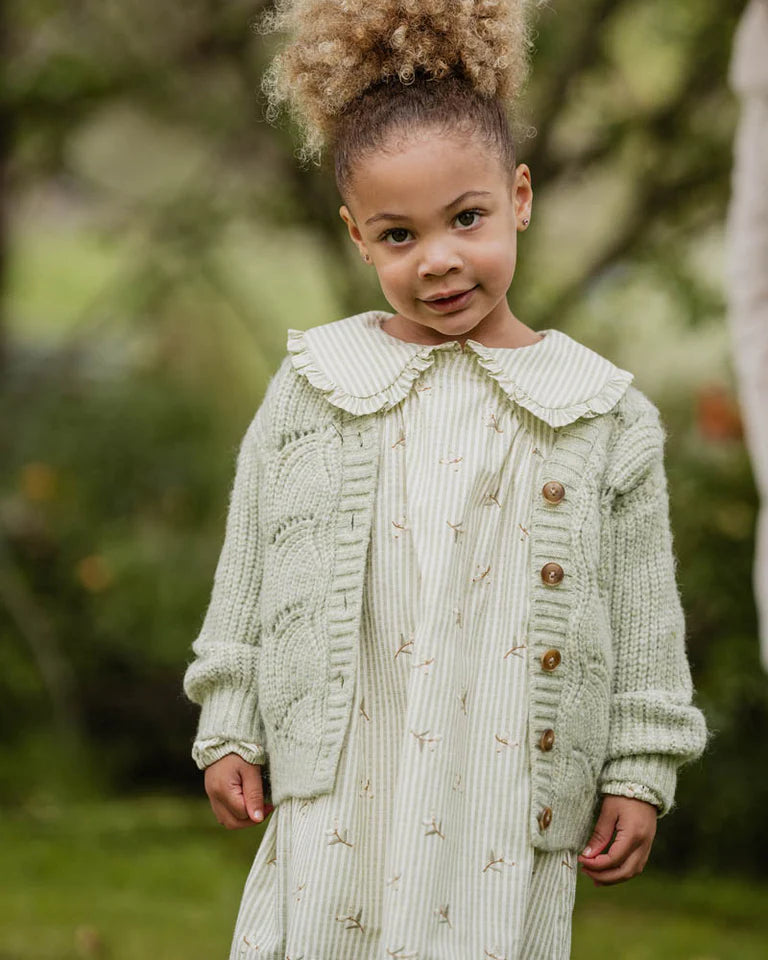 ORCHARD BLOOM POINTELLE CARDIGAN