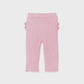 Frilly Ribbed Leggings - Blush