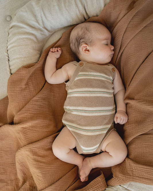 WILDLINGS STRIPE KNITTED BODYSUIT
