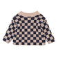 WILD SIDE CHECK KNITTED CARDIGAN