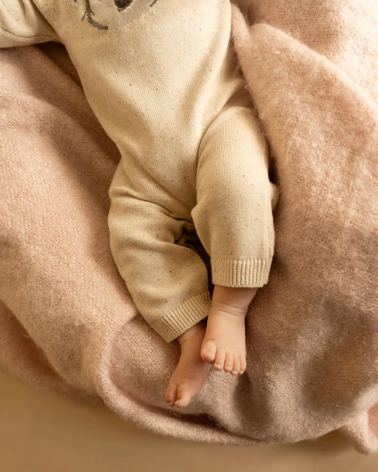 CHARLIE KOALA ORGANIC KNITTED ROMPER