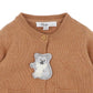 CHARLIE KOALA ORGANIC KNITTED CARDIGAN