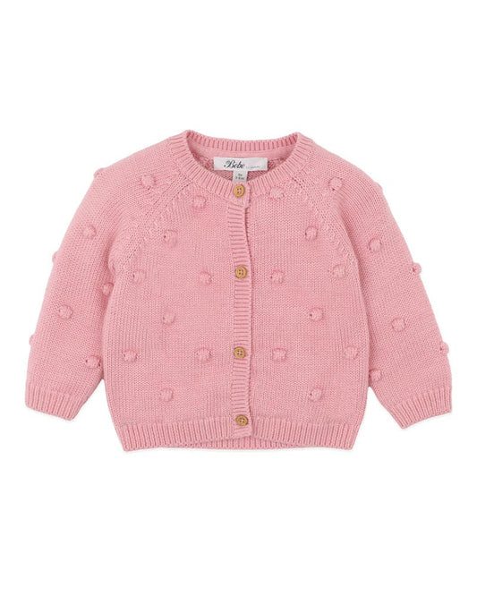 CHARLIE BOBBLE KNITTED CARDIGAN