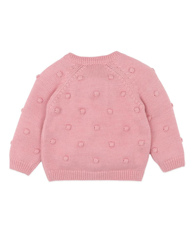 CHARLIE BOBBLE KNITTED CARDIGAN