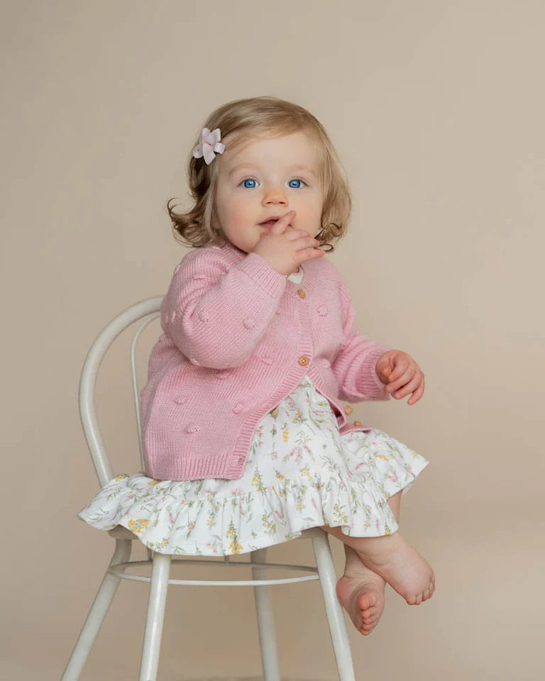 CHARLIE BOBBLE KNITTED CARDIGAN