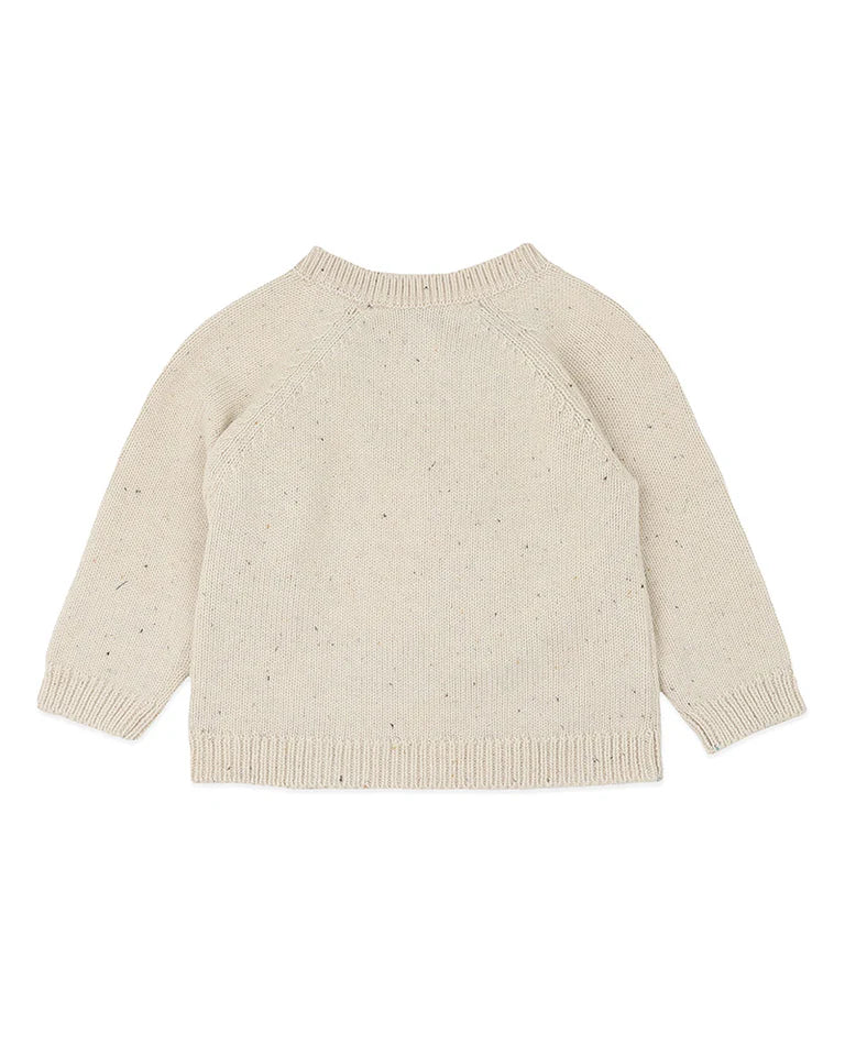 CHARLIE KANGAROO ORGANIC KNITTED CARDIGAN