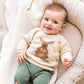 CHARLIE KANGAROO ORGANIC KNITTED CARDIGAN