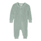 SAGE KNITTED ZIP ROMPER