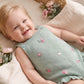 CHELSEA ORGANIC HAND EMB. KNIT BODYSUIT