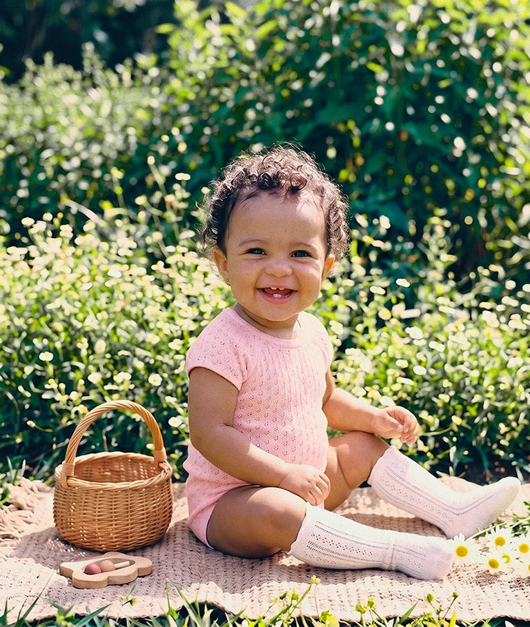 WILLA ORGANIC KNIT POINTELLE BODYSUIT