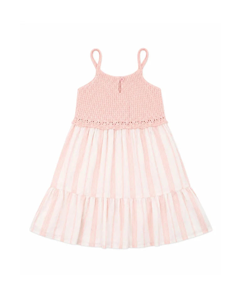 POPPY KNIT BODICE DRESS