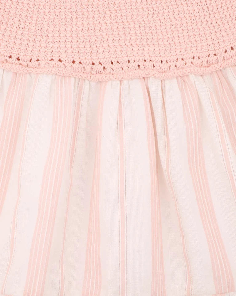 POPPY KNIT BODICE DRESS