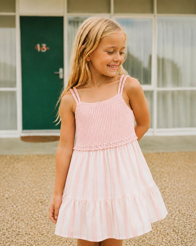 POPPY KNIT BODICE DRESS 3-7Y