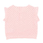 PINK ORGANIC POINTELLE KNIT TOP