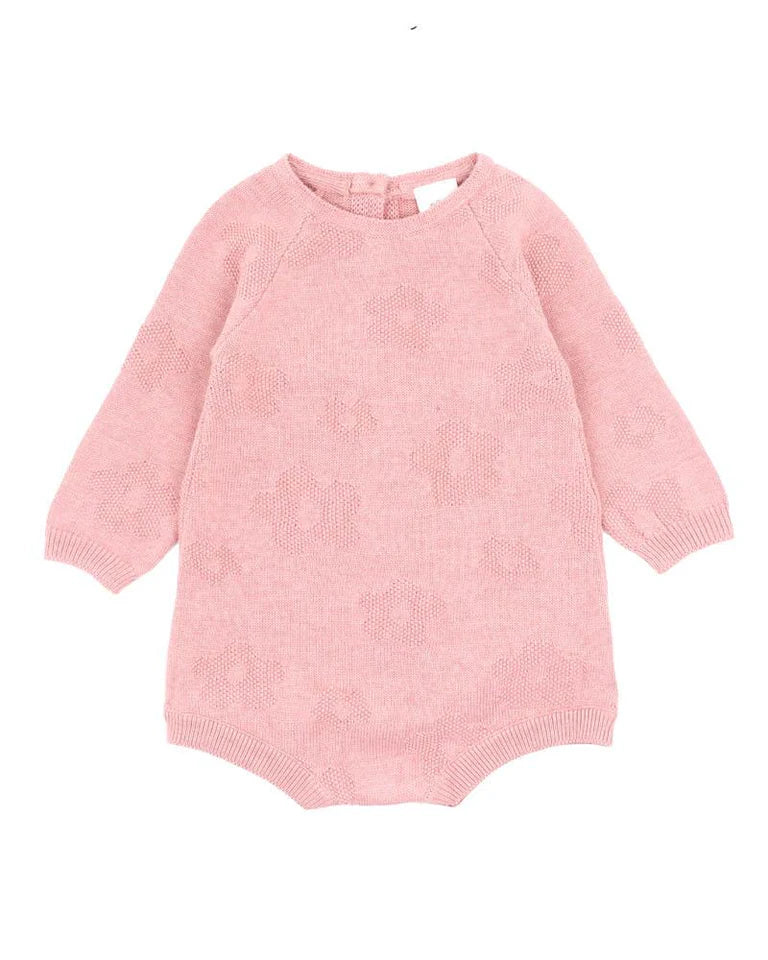NANCY FLOWERS KNITTED BODYSUIT