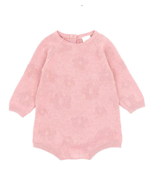NANCY FLOWERS KNITTED BODYSUIT