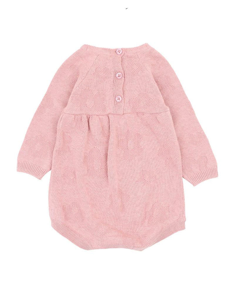 NANCY FLOWERS KNITTED BODYSUIT