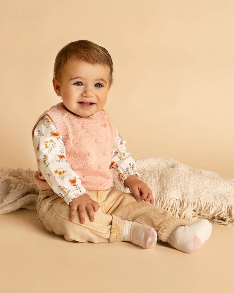 GEMMA ORGANIC BOBBLE KNIT VEST