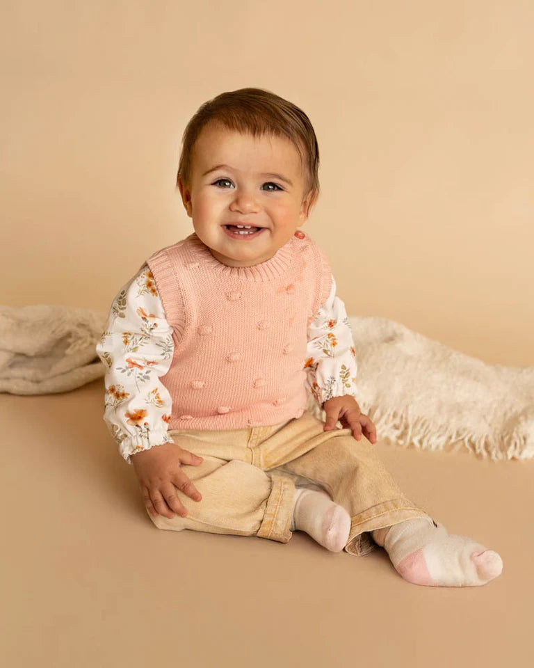 GEMMA ORGANIC BOBBLE KNIT VEST