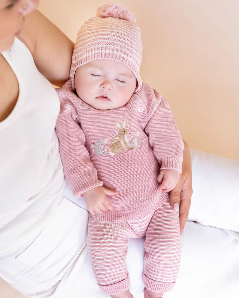 FERN BUNNY ORGANIC KNITTED JUMPER