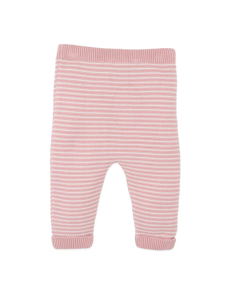FERN STRIPE ORGANIC KNITTED LEGGINGS
