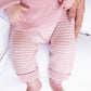 FERN STRIPE ORGANIC KNITTED LEGGINGS