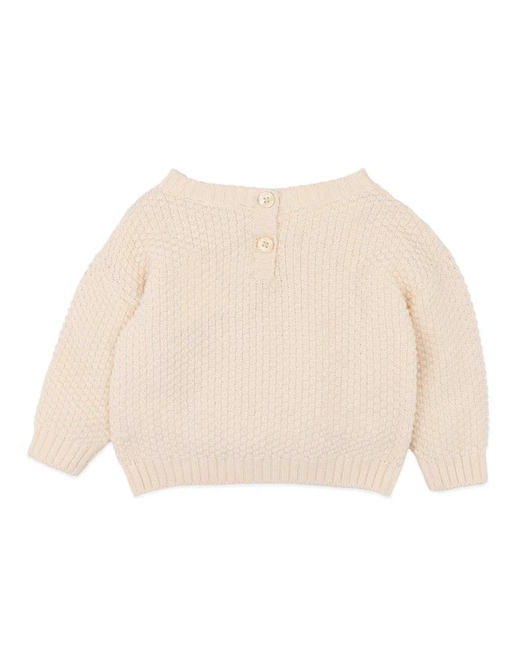 FERN HAND EMB. ORGANIC JUMPER