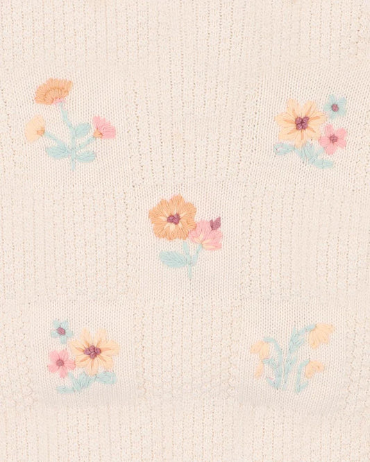 FERN HAND EMB. ORGANIC JUMPER