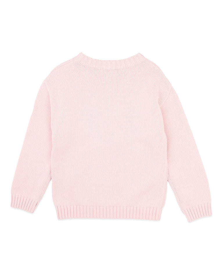 WINNIE EMB. BUNNY KNITTED JUMPER 3-7 YRS
