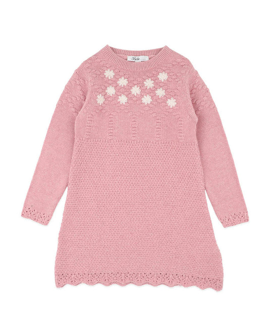 WINNIE HAND EMB. ORGANIC DRESS 3-7 YRS