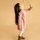 WINNIE HAND EMB. ORGANIC DRESS 3-7 YRS