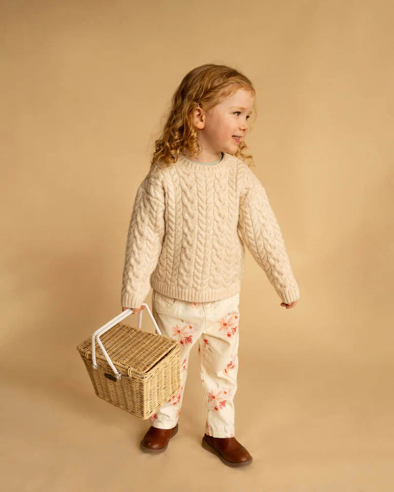 EMMY CABLE KNIT JUMPER 3-7 YRS