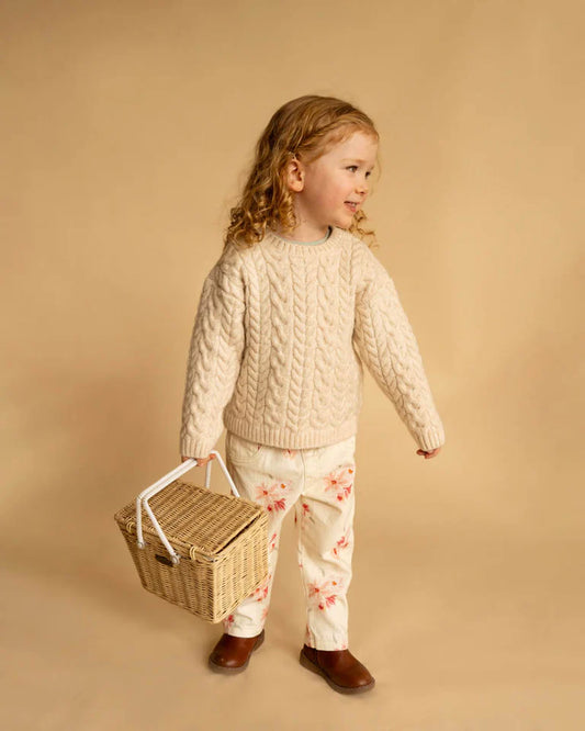 EMMY CABLE KNIT JUMPER 3-7 YRS