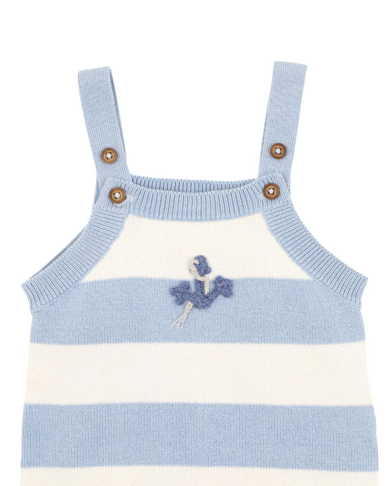 AXEL ORGANIC STRIPE KNITTED BODYSUIT