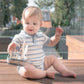 BRADY ORGANIC KNITTED POLO ROMPER